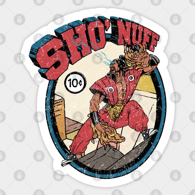 shogun of harlem retro Sticker by PANDASANTIK